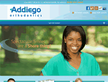 Tablet Screenshot of addiegoorthodontics.com